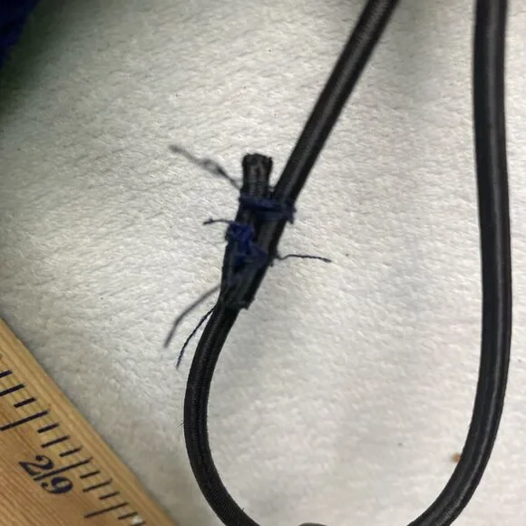 L.L. Bean XL Men's Navy Blue Fleece 1/4 Quarter Zip Mock Neck Pullover READ - Picture 6 of 10